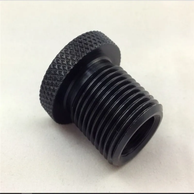 

Good quality 1PCS Automotive Car Oil Filter Threaded Adapter 1/2-28 to 3/4-16 Black
