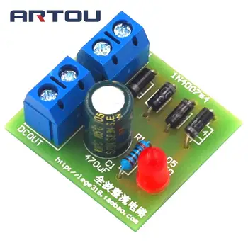 

1N4007 Diy Kit IN4007 Bridge Rectifier AC DC Converter Full Wave Rectifier PCB Board KIT Parts Electronic Suite
