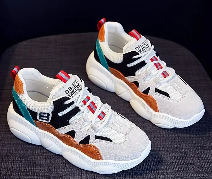 

Women daily walking shoes girls leisuire trekkin shoes ladies mesh genuine leather breathable comfortable street sneakers
