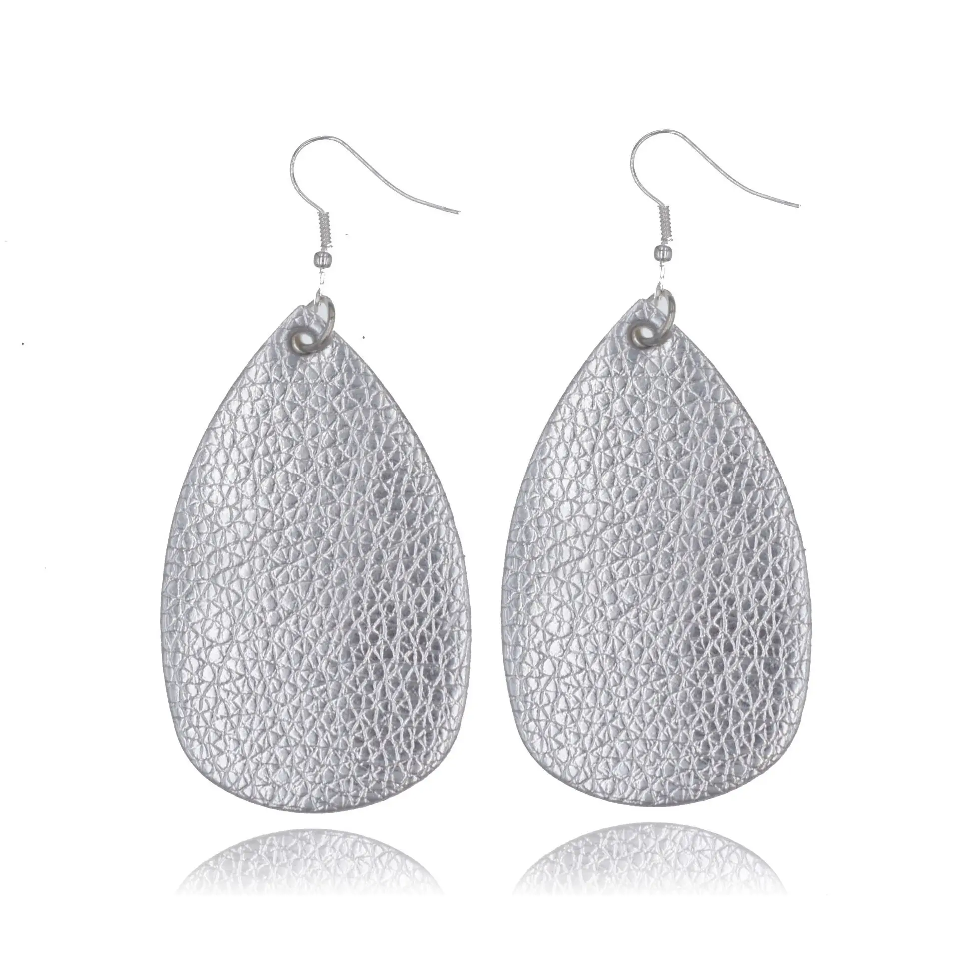 

Waterdrop Faux Leather Earrings In Drop Earring For Women Trendy Big Long Hanging Dangles Earring Holiday Party Jewelry Colorful