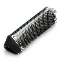 Carbon fiber Color Exhaust Muffler W Movable Silencer DB Killer Motorcycle Pipe