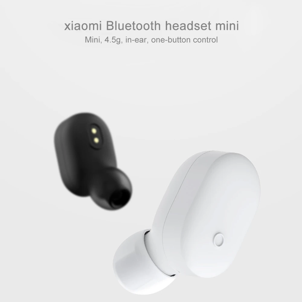 Original Xiaomi Mijia Wireless Earphone Mini Bluetooth 4 1 Headset Mi Earphone for iPhone X Android Build in Mic Hand free