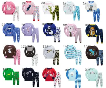 

Kids Pajamas Sets Girls Boys Night Clothing Children Cotton Sleepwear Children Pyjamas Kids Cotton Nightwear size 2-7Y