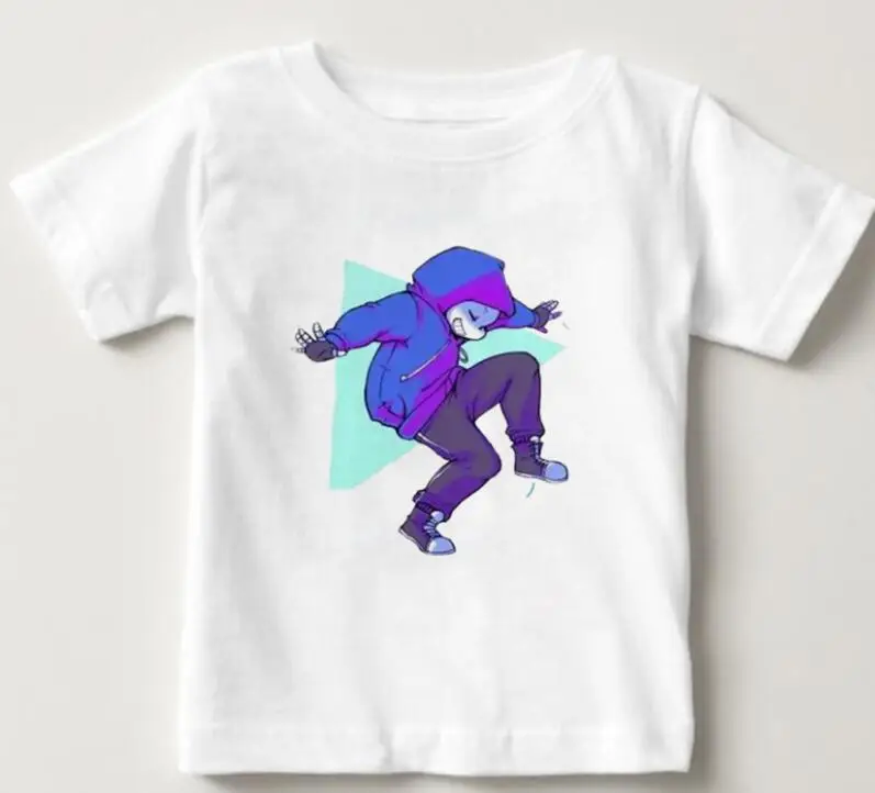Undertale Sans and Papyrus/Детская Хлопковая футболка для маленьких мальчиков и девочек, коллекция года детская футболка с круглым вырезом для малышей Tshir NN