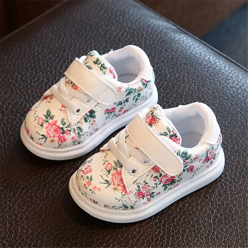 DIMI 2018 Cute Flower Baby Girls Shoes 