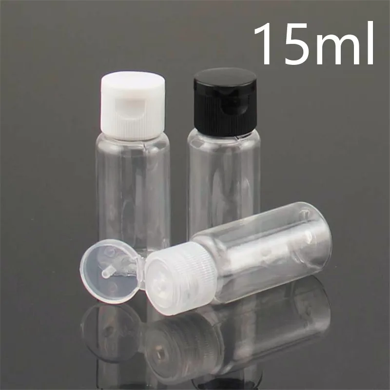 15ml Plastic Lotion Bottles Empty Cosmetic Water Cream Sample Essential