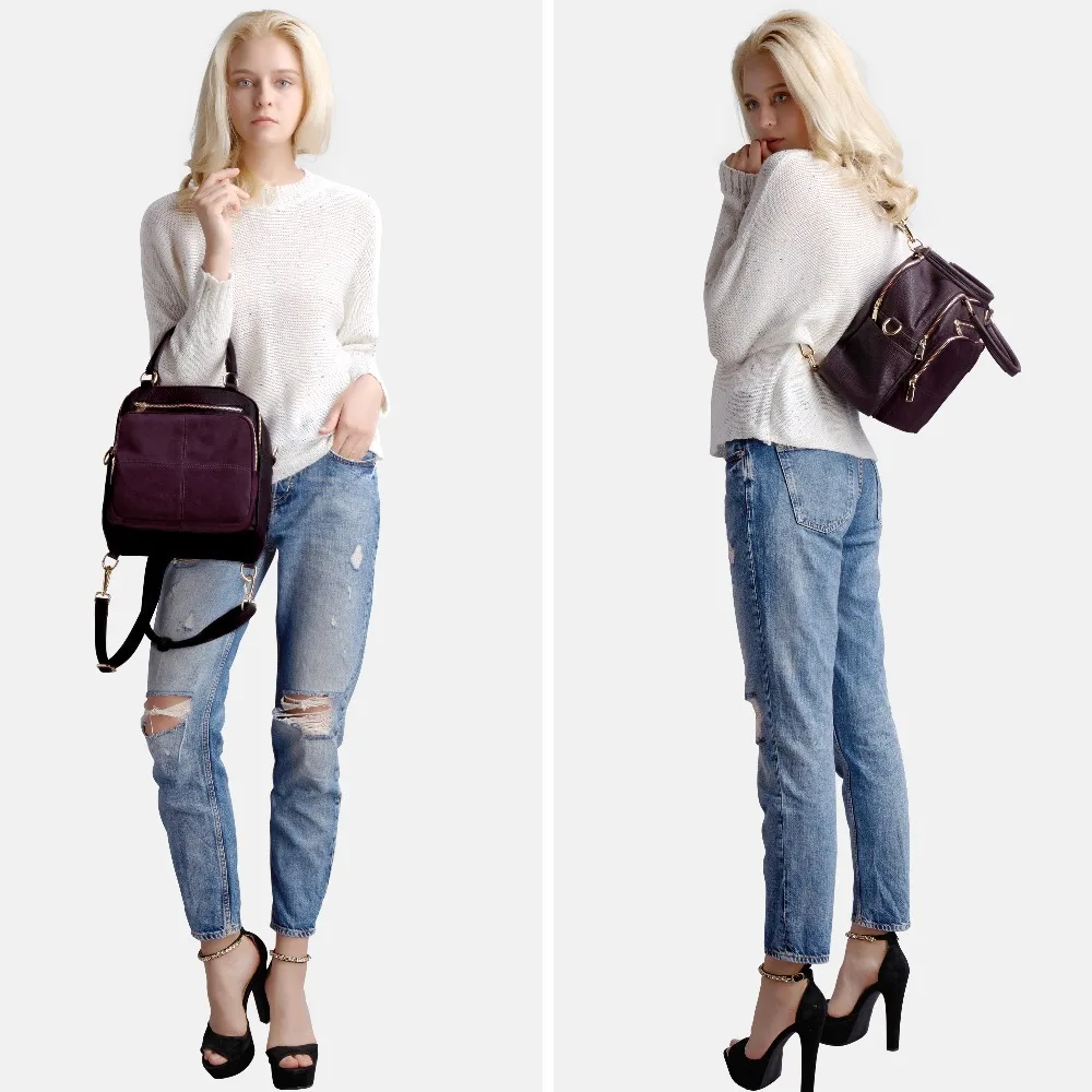 2018 العلامة التجارية الجديدة النساء جلد الغزال الحقيقي حقيبة كتف الأزياء الترفيه طبيب هانغباغ للإناث Hobe أعلى-حقائب بيد الفتيات كيس