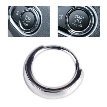 

DWCX Car Styling Chrome Engine Start Stop Button Switch Decorative Frame Cover Trim for BMW F30 316i 320i 328i F20 116i 118i