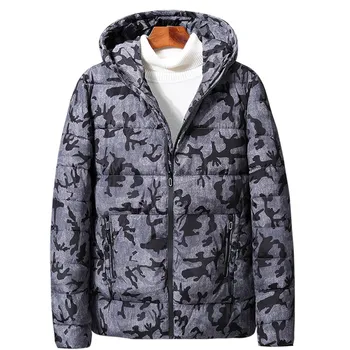

b Winter men camouflage jacket men down cotton jacket coat man loose cotton jacket plus size 6XL 7XL 8XL 9XL