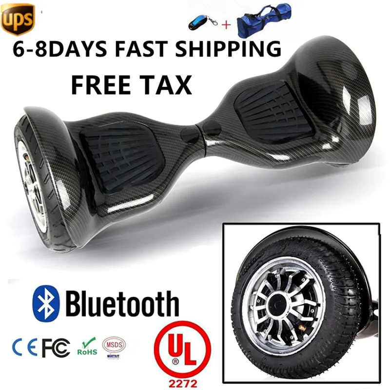 

Two Wheels Smart Self Balancing Black Scooter Mini Type W/ LED Light New