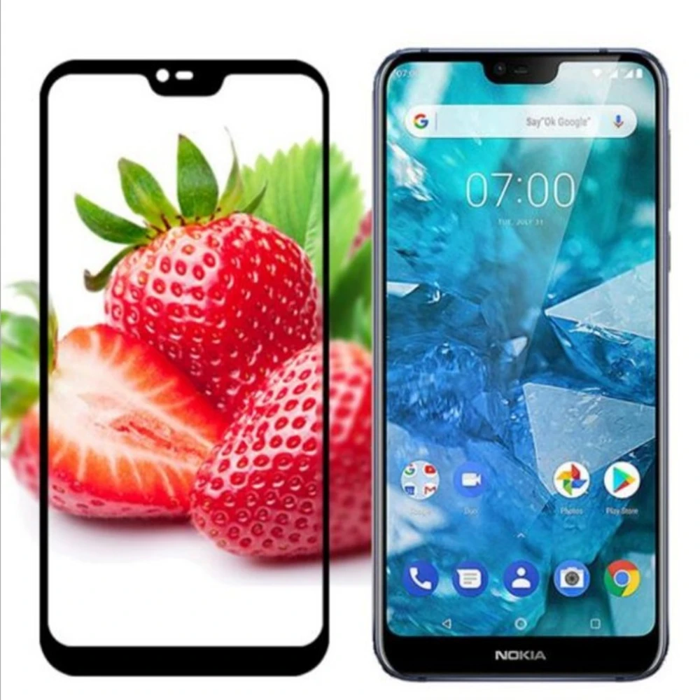 2-PACK For Nokia 7.1 Tempered Glass Screen Protector Ultra Slim 9H Protective Anti-Scratch Film Guard 2018 | Мобильные телефоны и