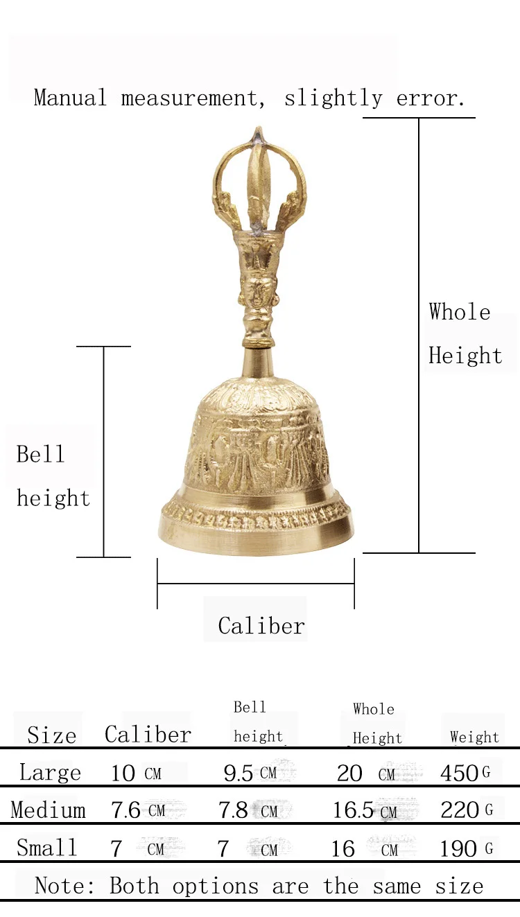 Фэн Шуй колокольчики, Буддийские принадлежности, религиозные инструменты, стол, погремушки, дом, чистые медные колокольчики аксессуары для украшения дома