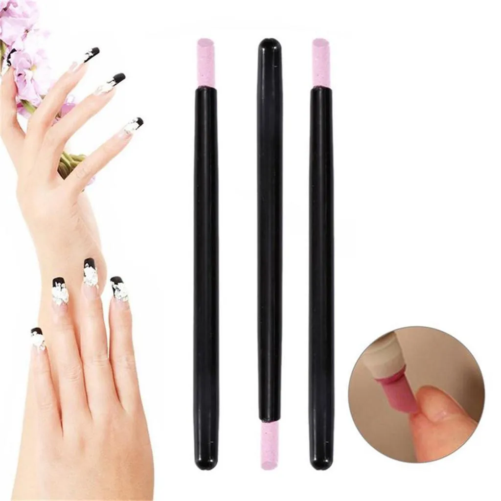 NianLenss1PC Quartz Grinding Pen Nail Cuticle Dead Skin Remover Polish Manicure Stick Files | Красота и здоровье