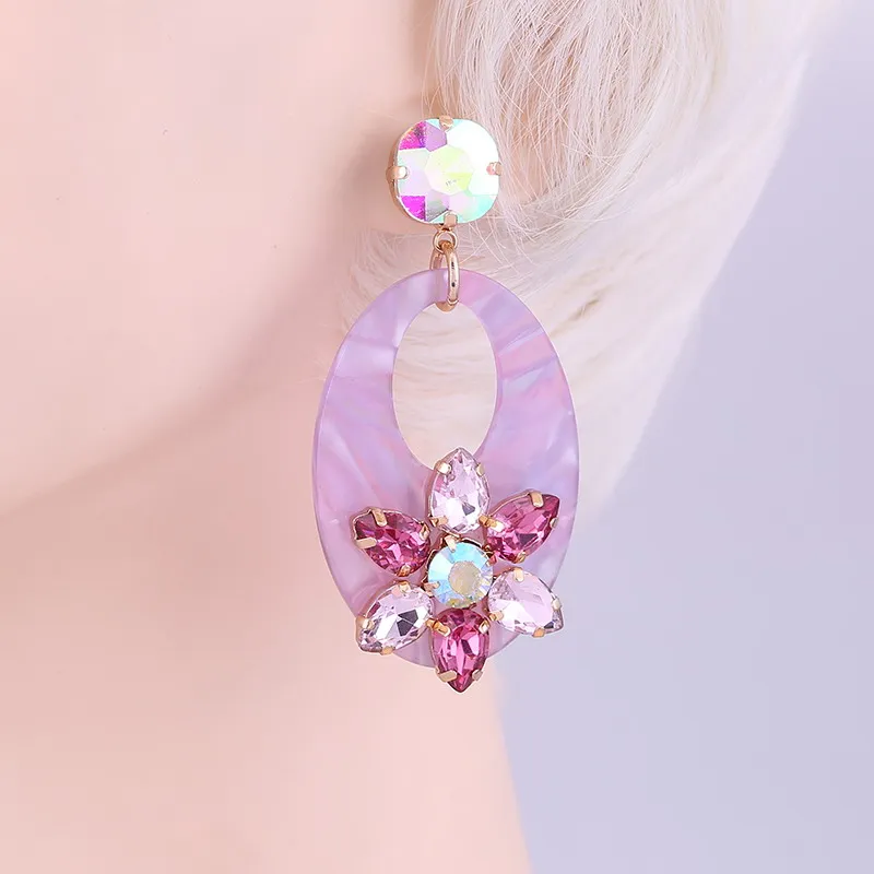 Earrings Lt Purple
