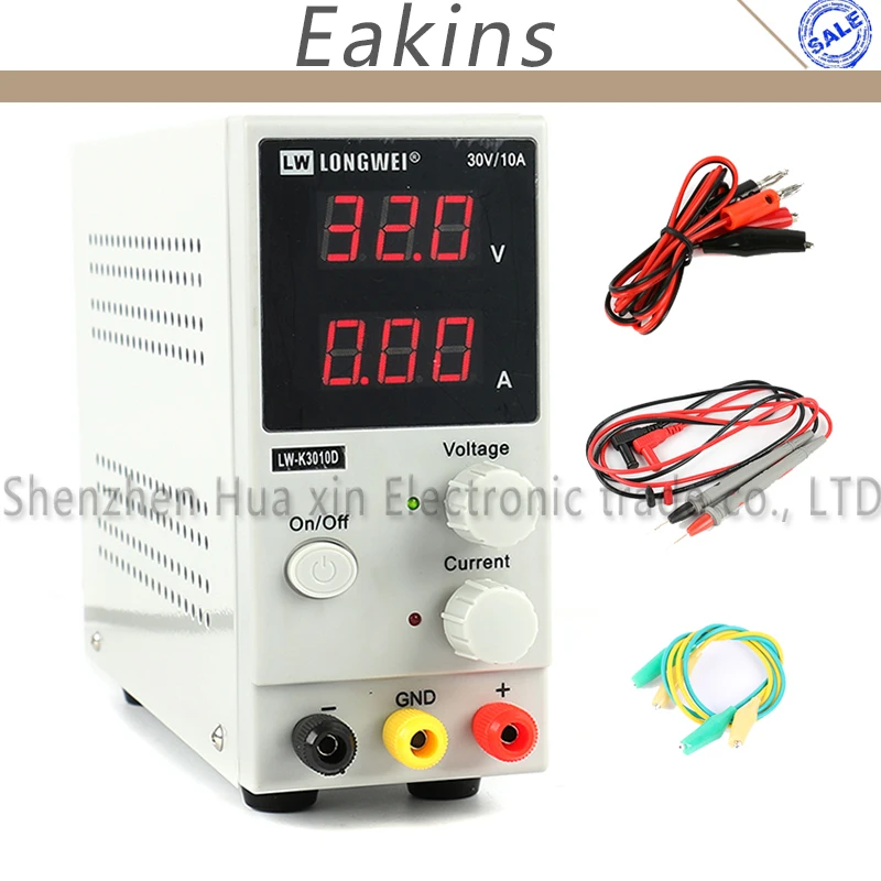 LW 3010D 30V 10A 5A Mini Adjustable Digital Laboratory DC Switching Power Supply 110V 220V US/EU/AU