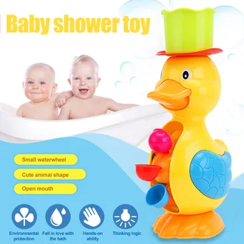 

Small Yellow Duck Dolphin Water Spray Toys Bathroom Baby Kids Toddler Bath Toys YJS Dropship