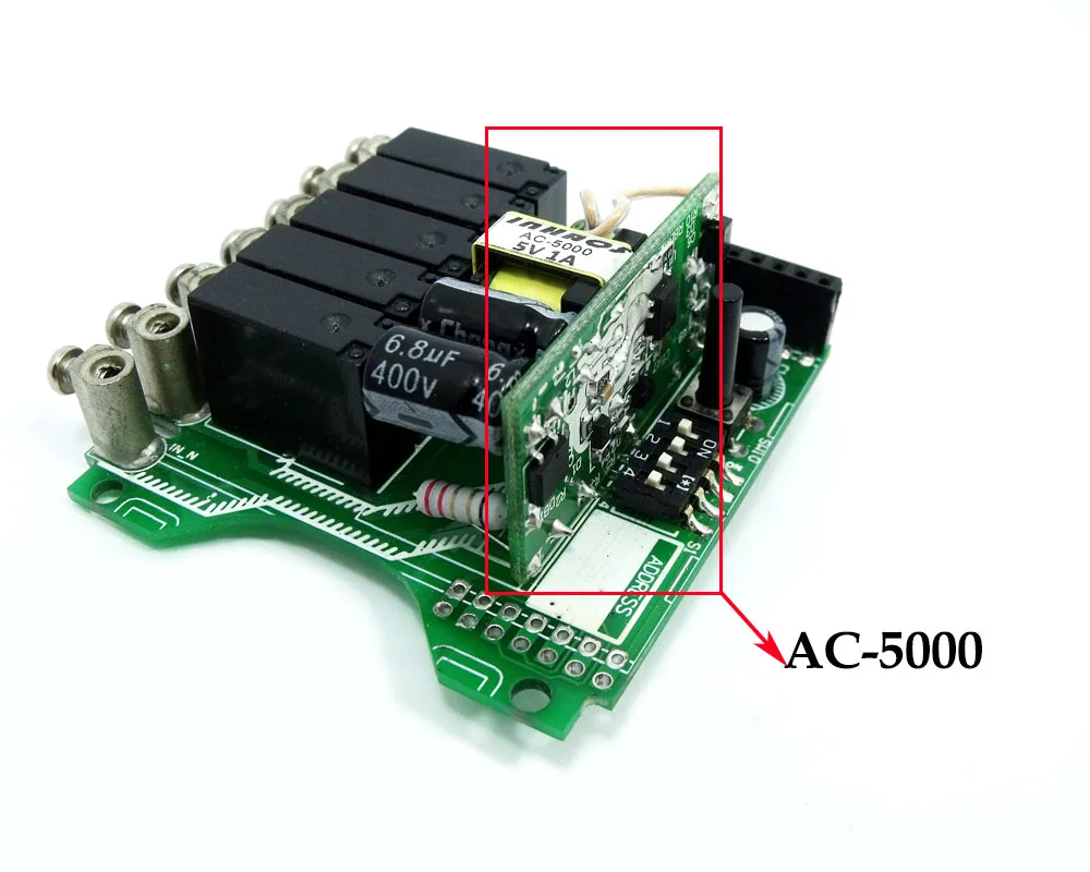 AC 5000 5V DC 85 265V импульсный источник питания 1A 5W для IoT 86 чехол переключателя