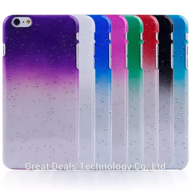 Colorful Raindrop Fashion Cover Case For iPhone 7 Plus 6 6S 5S 5 4S 4 9 Colors Available |