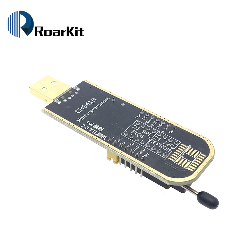 Зажим для тестирования SOIC8 SOP8 EEPROM 93CXX / 25CXX 24CXX адаптер + CH341A 24 25 серия флэш BIOS USB