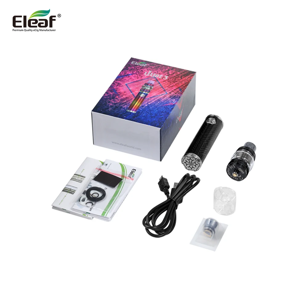 Оригинальный Eleaf iJust 3 комплект с Элло Дуро со встроенным аккумулятором 3000 мАч 6 5