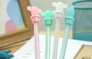 

new fresh color cactus gel pen cartoon stationery prize kawaii stydent pen office writing pen black neutral ink pen 48pc/lot