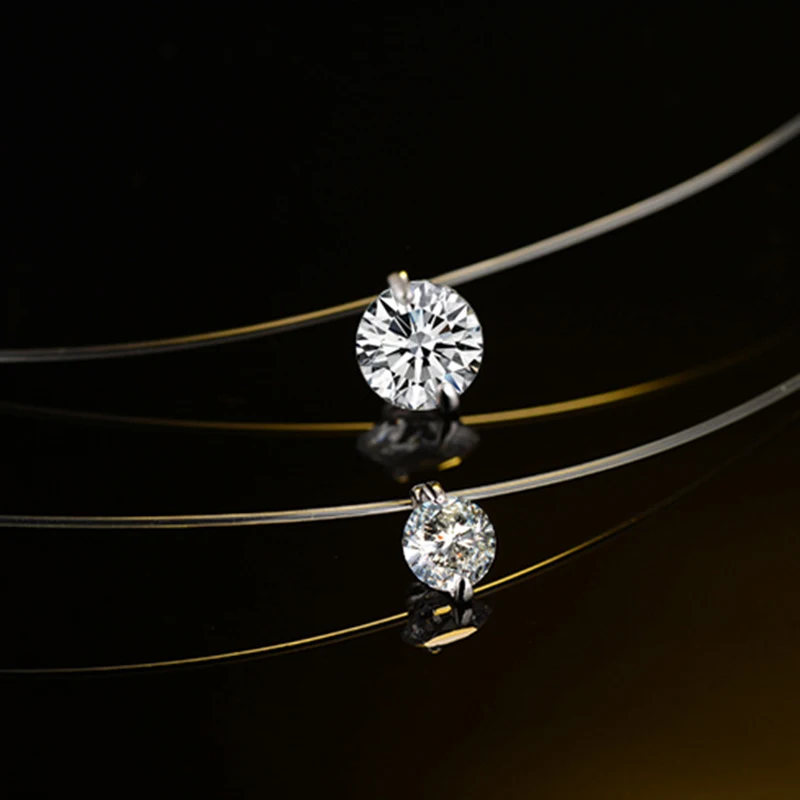 Модная Серебряная цепочка короткие женские ожерелья для вечерние ювелирные изделия прозрачный австрийский кристалл подвеска ожерелье подарок