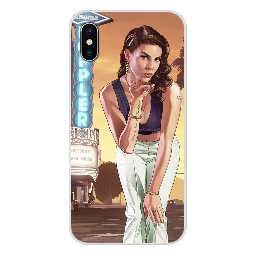 Прозрачные мягкие чехлы для Samsung Galaxy A3 A5 A7 J1 J2 J3 J5 J7 2015 2016 2017 GTA San принтер Grand Theft Auto 5