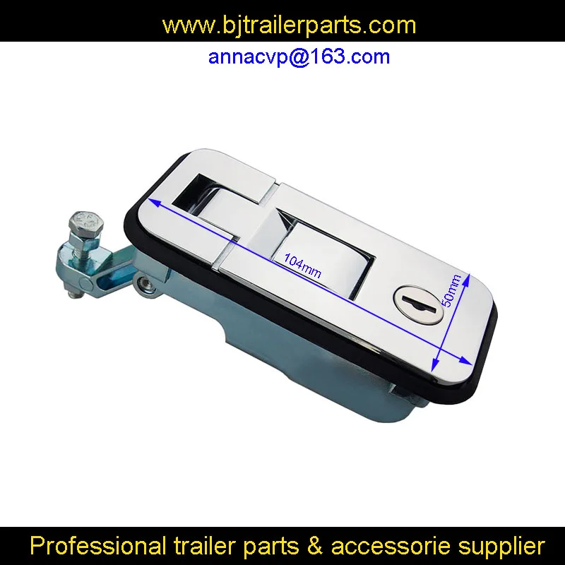 

CVP Door compression flush lock BIG - CHROME for camper trailers, trailer camper RV parts