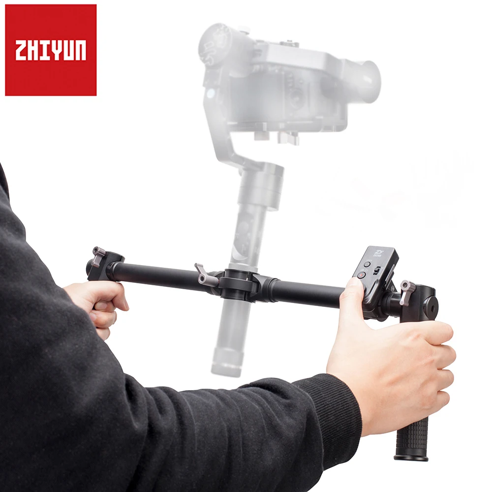 

Zhiyun Dual Handheld Grip for Zhiyun Crane Crane-M 3-Axis Handheld Gimbal Stabilizer + Zhiyun ZW-B02 Wireless Remote Controller