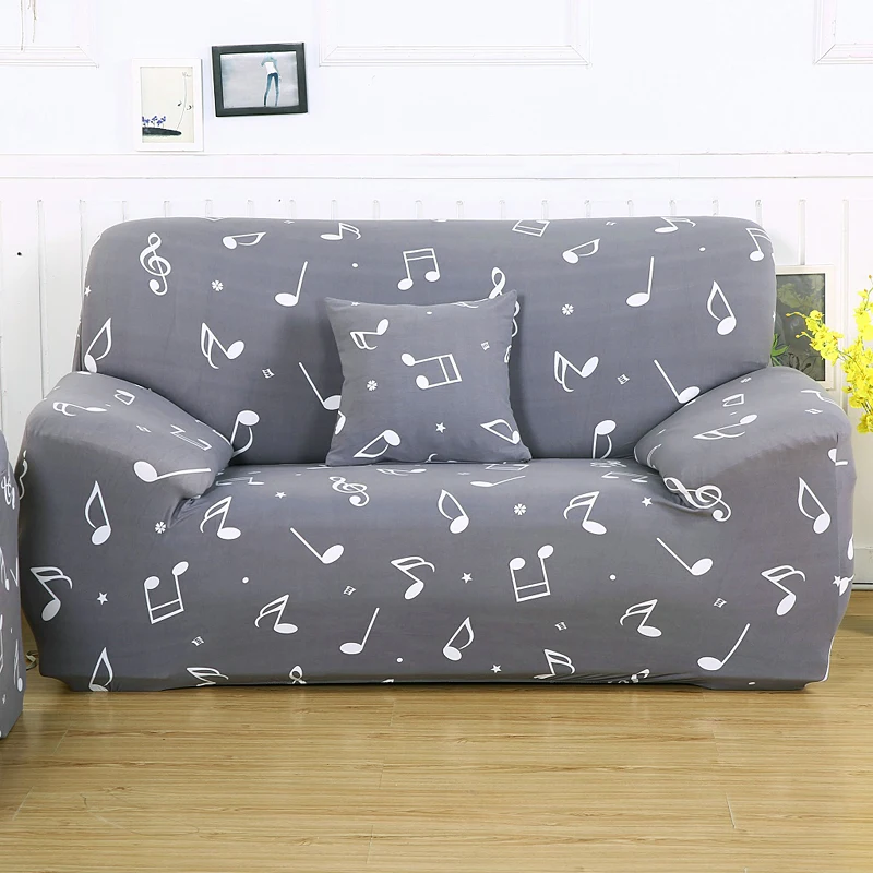 Soft Stretch Couch Protective Slipcovers Case Removable Washable Geometric Printing Elastic All