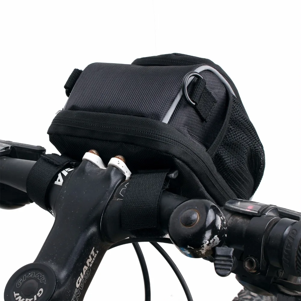 Best B-SOUL Bike Front Bag Bicycle Road Bike Handlebar Bag Cycling MTB Frame Tube Basket Shoulder Bags Bicycle Accessories 2