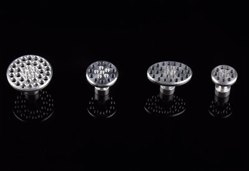 DIY автомобиля инструменты PDR инструментов Алюминий Инструмент для извлечения клея вкладки безболезненный для удаления вмятин без многоразовые инструменты для удаления вмятин серебро 4 шт./компл