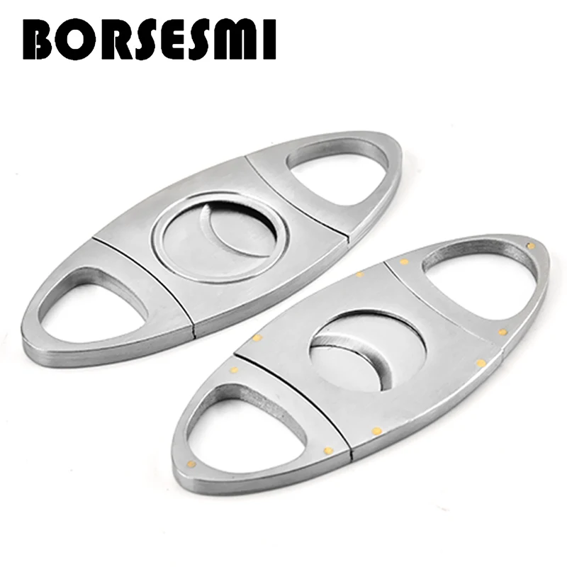 

2018 quality stainless steel cigar scissors 56ring portable travel cigar cutter cigar accessories smoking pocket tool sharp 92mm