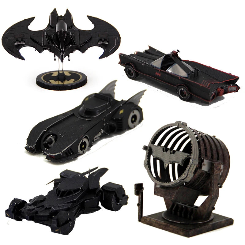 

3D Puzzle Metal Model BATMAN 1989 BATWING/SUPERMAN BAT-SIGNAL Learning Toys for Children Adult Kids Desktop Educational Toy