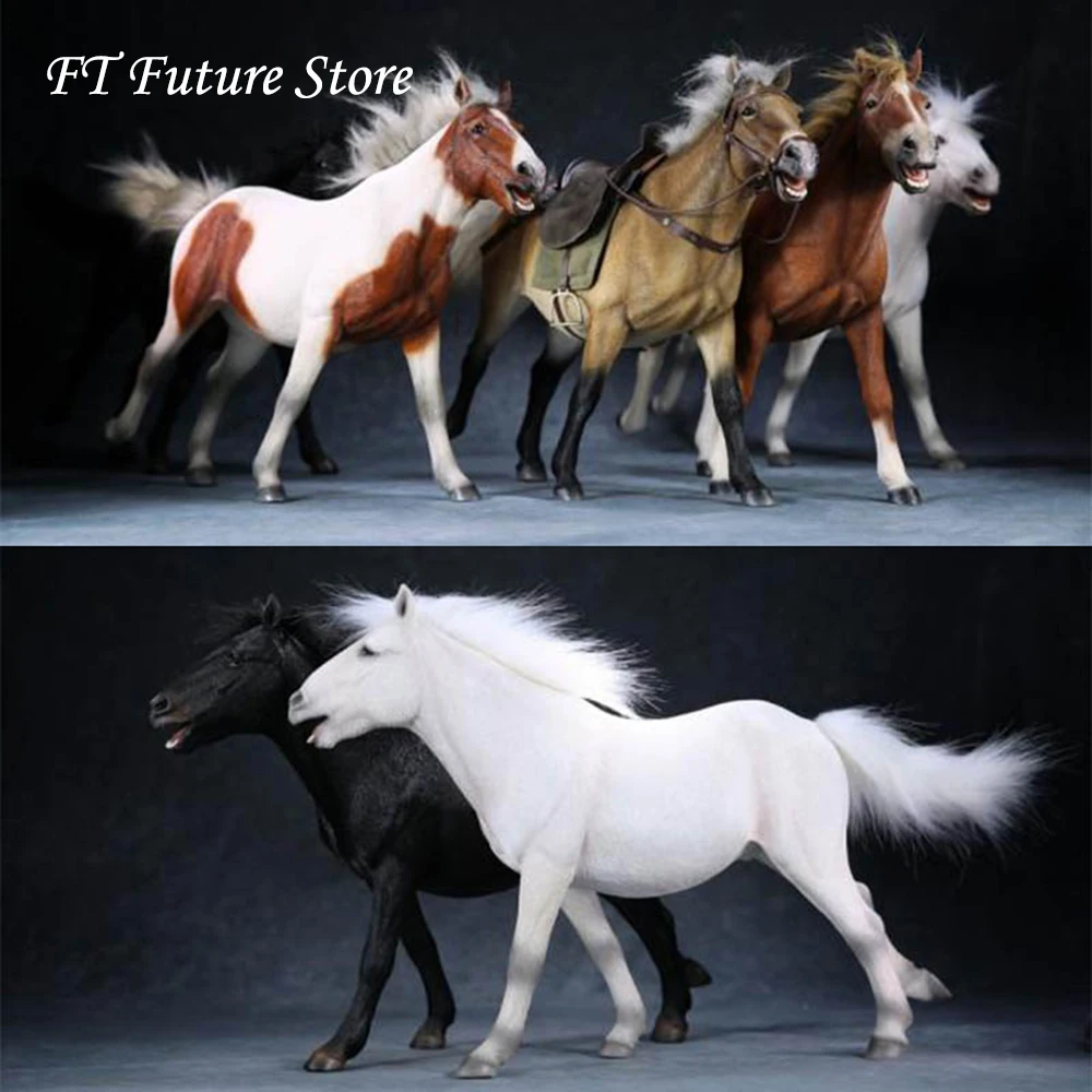 

Collectible RMZ033 1/6 Scence Accessories Ancient War Horse Mongolica Horse Dynamic Posture Model Accessories for 12'' Action