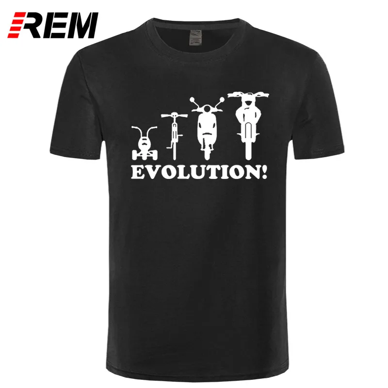 REM Novelty Youth T shirt Evolution of a Tricycle Bicycle Moped Motorbike