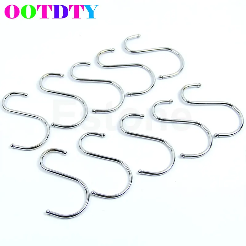 

10pcs/lot S Shaped Hooks Hanging Hanger Storage Holders Organizers MY12_25