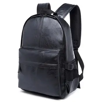 

bag again 030517 new hot man leather backpack male travel bag