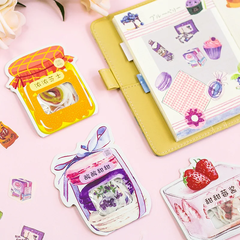

1set/1lot Kawaii Stationery Stickers Snack SchoolWind Diary Planner Decorative Mobile Stickers Scrapbooking DIY Craft Stickers