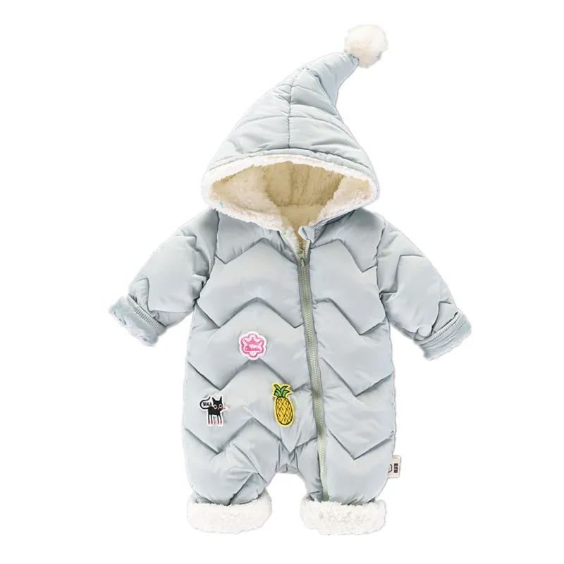 Winter Baby Rompers Thick Warm Baby Boy Clothes New Toddler Baby Jumpsuit Overalls Newborn Clothing Kids Girl Clothes