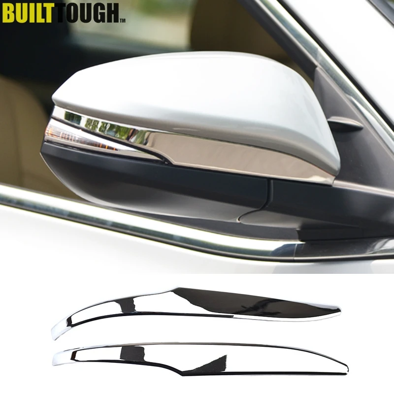 

For Toyota Highlander Kluger 2014 2015 2016 2017 2018 Chrome Door Side Mirror Cover Rear View Trim Garnish Molding Strip Styling