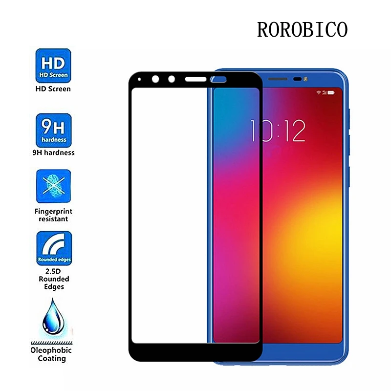 ROROBICO роскошное защитное закаленное стекло с полным покрытием для lenovo K9 5 7 дюймов