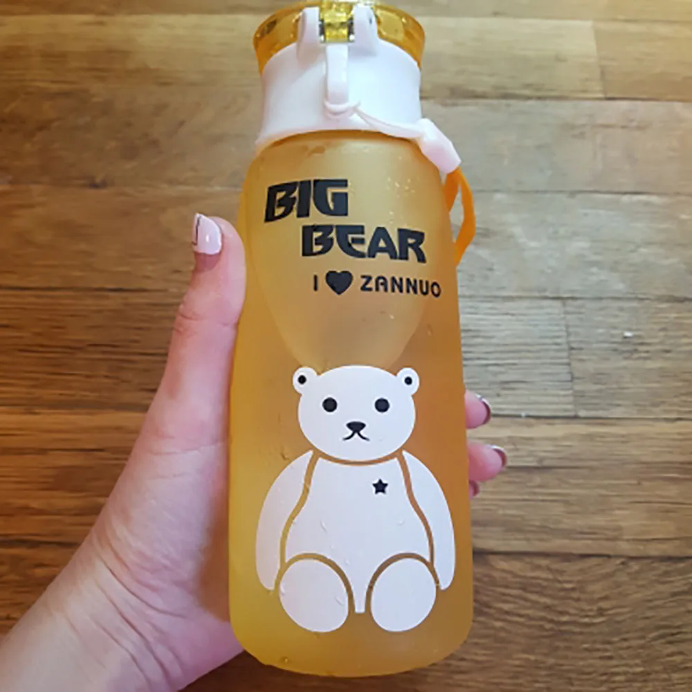 WTCABROE بلدي الكرتون المحمولة تسلق مخيم زجاجات المياه زجاجة الاطفال الكبار مانعة للتسرب الرياضة Drinkware زجاجات مياه للبالغين