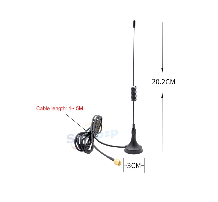 GSM GPRS 3g Чистая медь RG174 антенна SMA всенаправленные LTE антенны 5dBi Male wifi антенна для связи