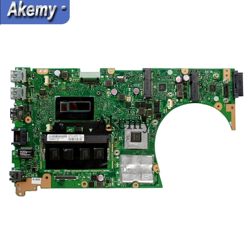 Akemy S551LB материнская плата для ноутбука For Asus S551LN S551LD S551L тестовая оригинальная 4G ram
