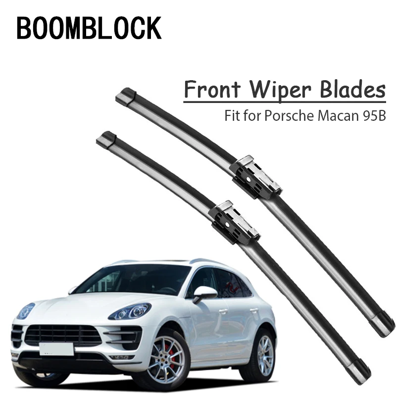 Car Windshield Rubber Front Wiper Blades Arm Kit For Porsche Macan 95B