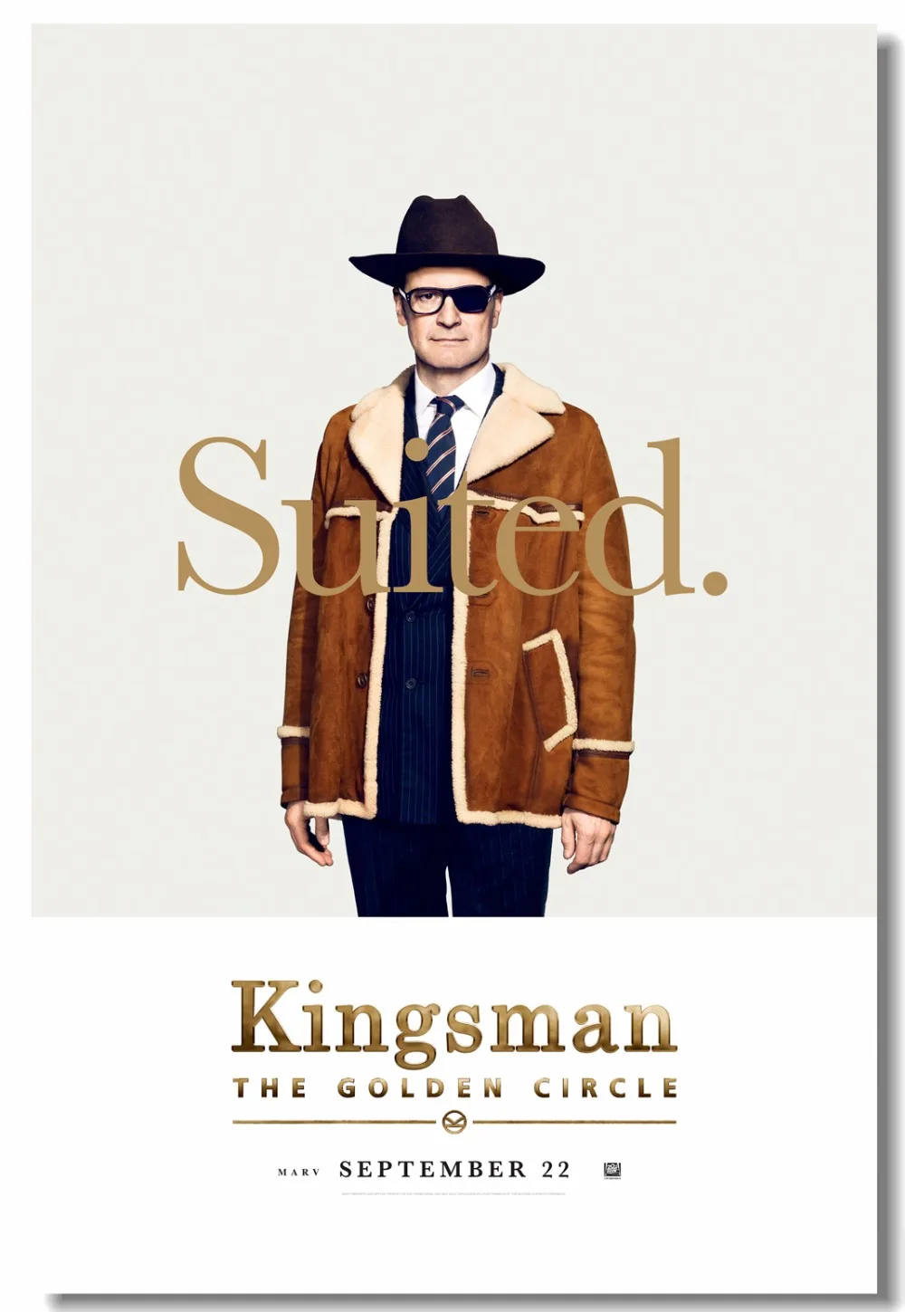 Пользовательские холщовые настенные наклейки Kingsman Eggsy постер Colin Firth Тарон Egerton