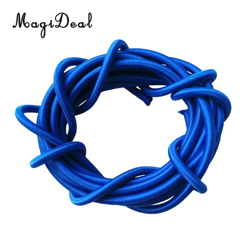 MagiDeal 5mm High Strength Durable Strong Elastic Stretch Rubber Shock Cord Tie Down Marine Boat Caravan Bungee Rope 1m-75m