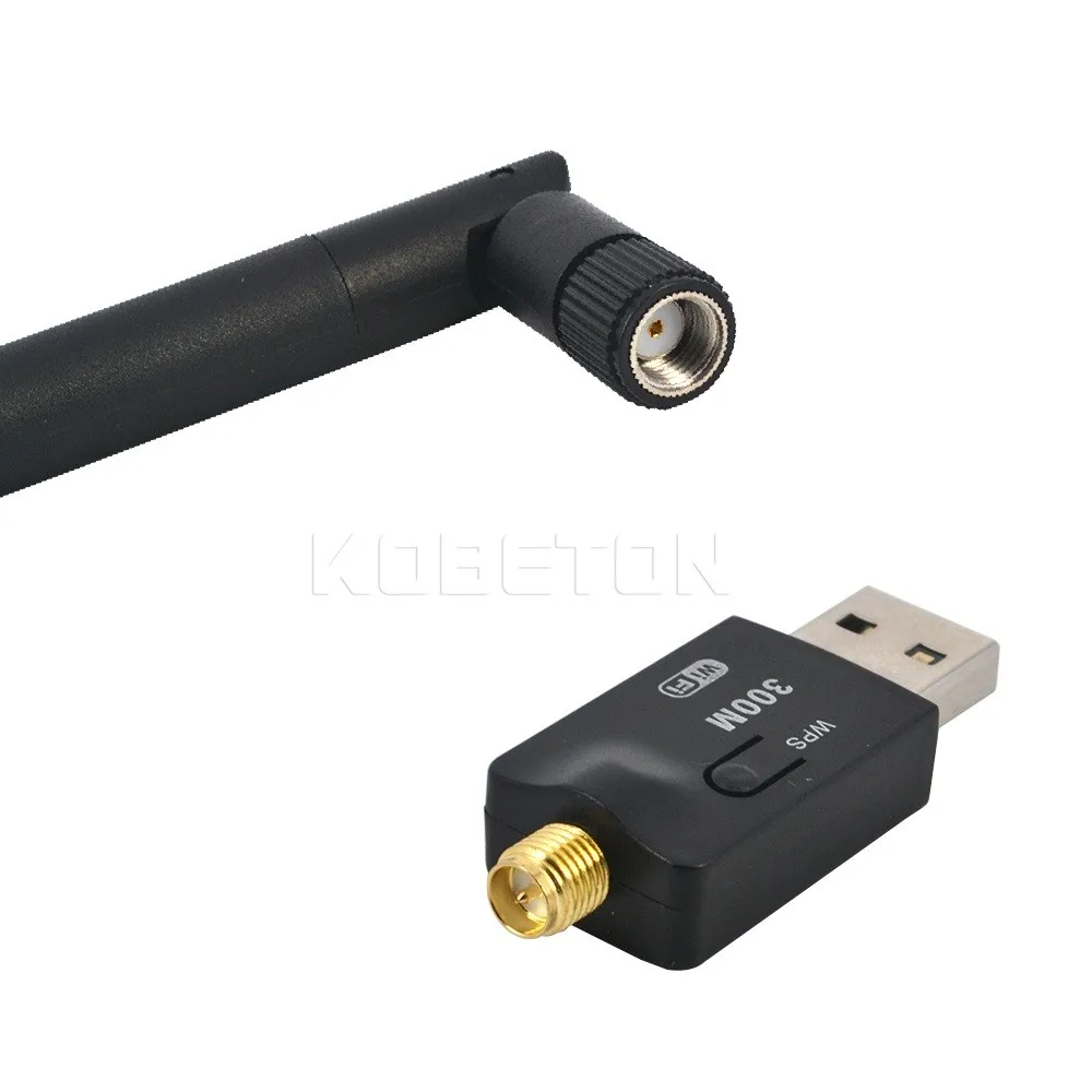 Kebidu 300 Мбит/с USB Wifi адаптер USB 2,0 Беспроводная 2,4 ГГц сетевая Lan Карта Антенна для Windows XP/Vista/7 Linux для Mac OS X