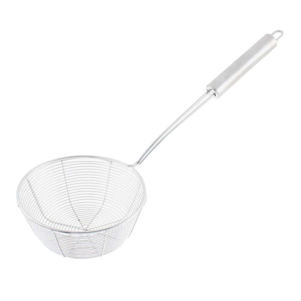 Hot Sale Stainless Steel Colander Strainer Sieve Ladle Sieve Dispenser